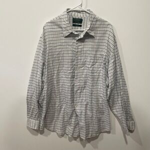 C.C. Filson Co Seattle Men's Plaid Long Sleeve Button Up Shirt XXL 100% Cotton